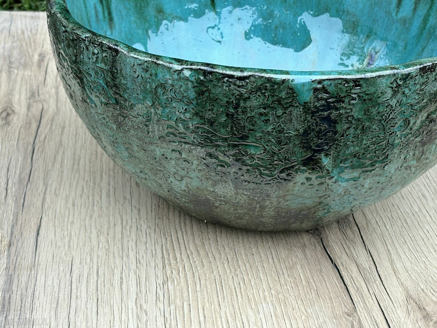 Umywalka z dekoracją Dream Art - orientalna arabeska z ceramiki