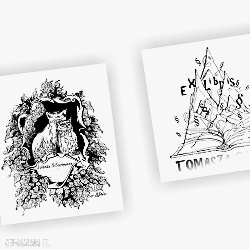 Unikalny exlibris w postaci pieczęci - personalizowany stempel do książek