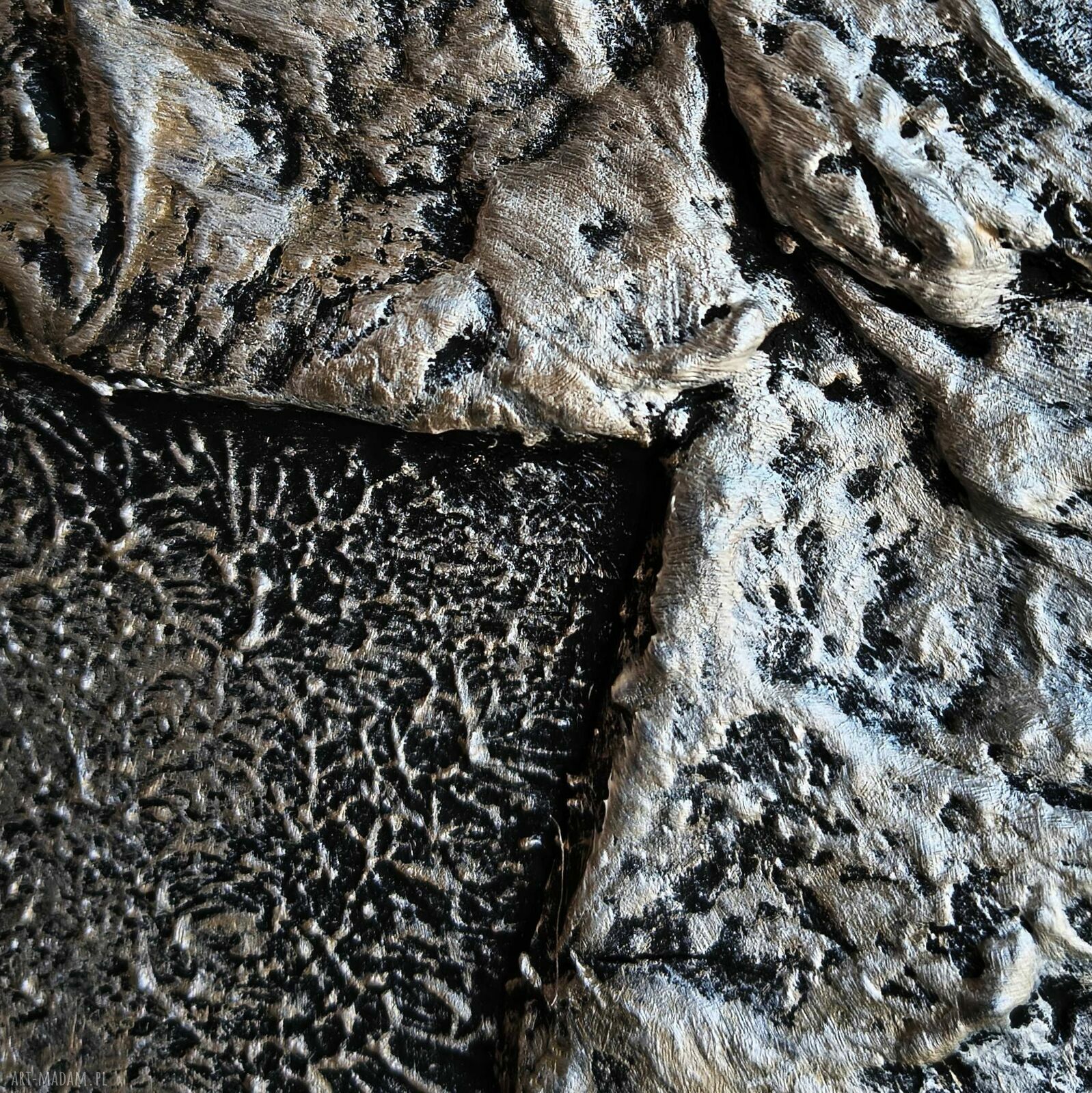 UNIKAT 120x120 cm - obraz strukturalny, którego nie będzie powielany