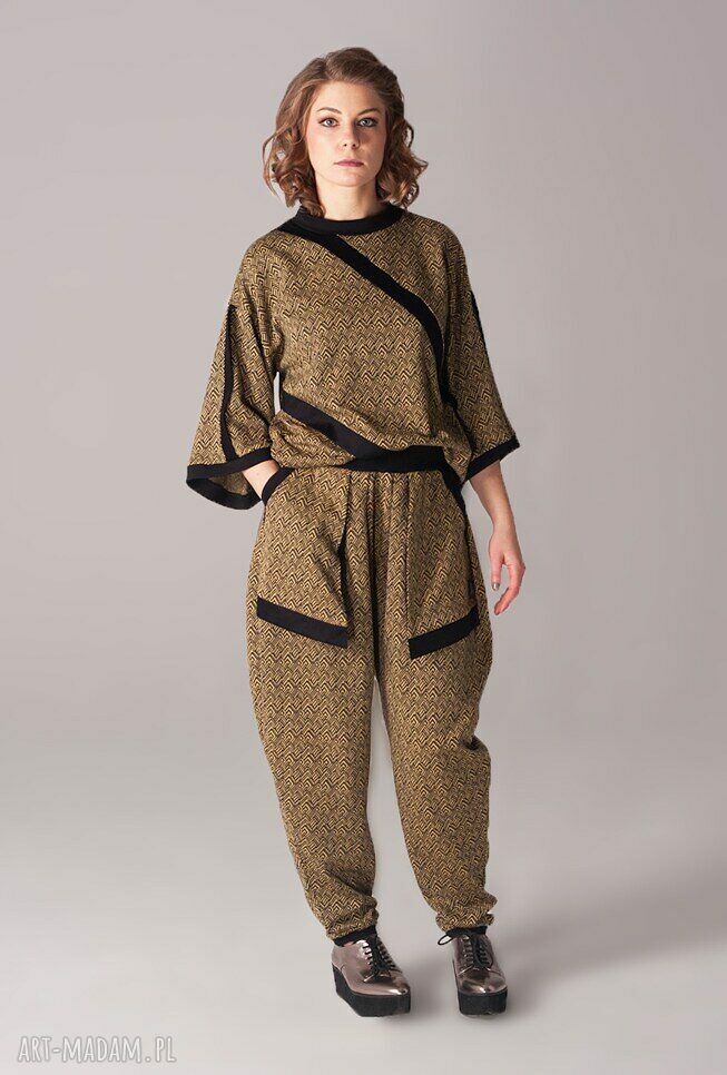 unikatowa bluza we wzór aztec