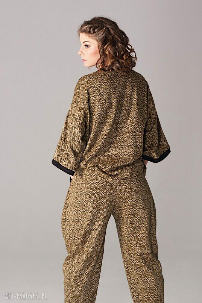 unikatowa bluza we wzór aztec