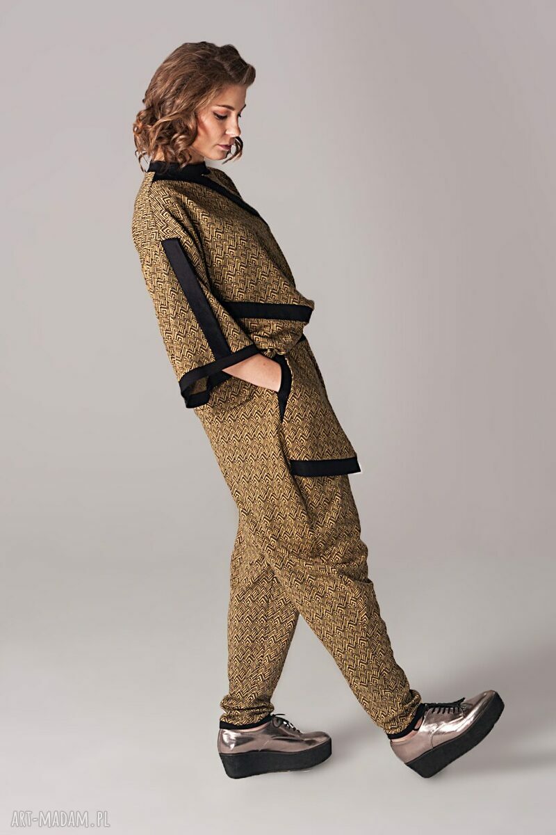 unikatowa bluza we wzór aztec
