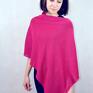 handmade poncho ponczo bluzka z dzianiny