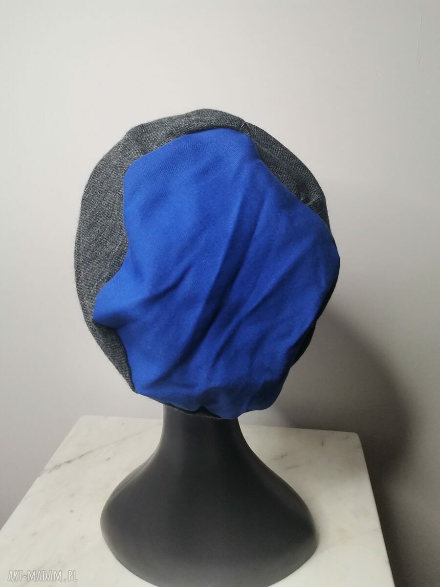 Czapka unisex na podszewce Smerfetka szara (rozmiar uniwersalny)