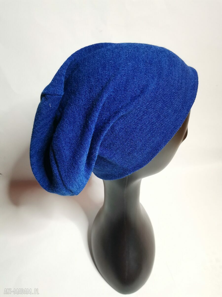 Czapka unisex ruda Klara na podszewce - one size w stylu boho etno