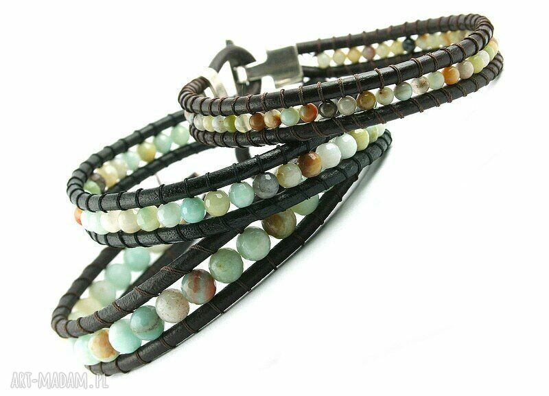 Unisex Snake Wrap: Amazonit fasetowany