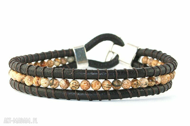 Unisex Snake Wrap: Jaspis obrazkowy