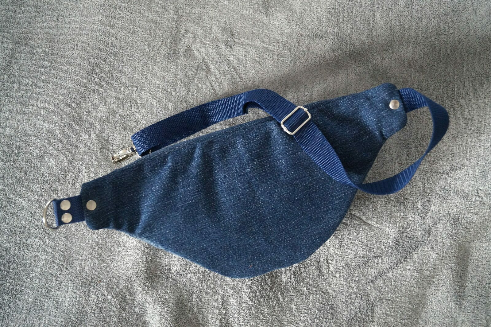 upcyklingowa jeansowa nerka L