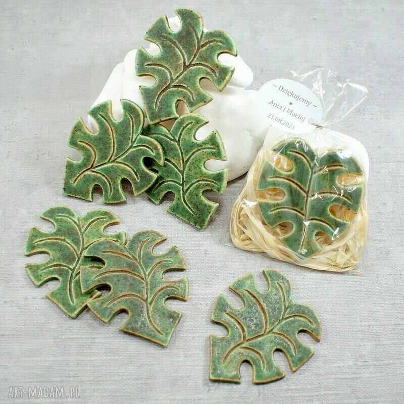 Upominki dla gości - zestaw magnesów ceramicznych
