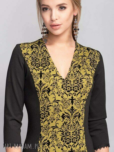 elegancka sukienka w stylu paryskim