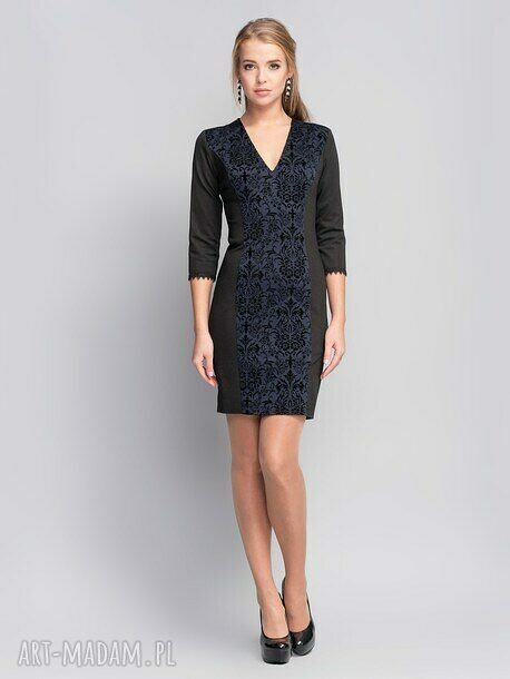 elegancka sukienka w stylu paryskim