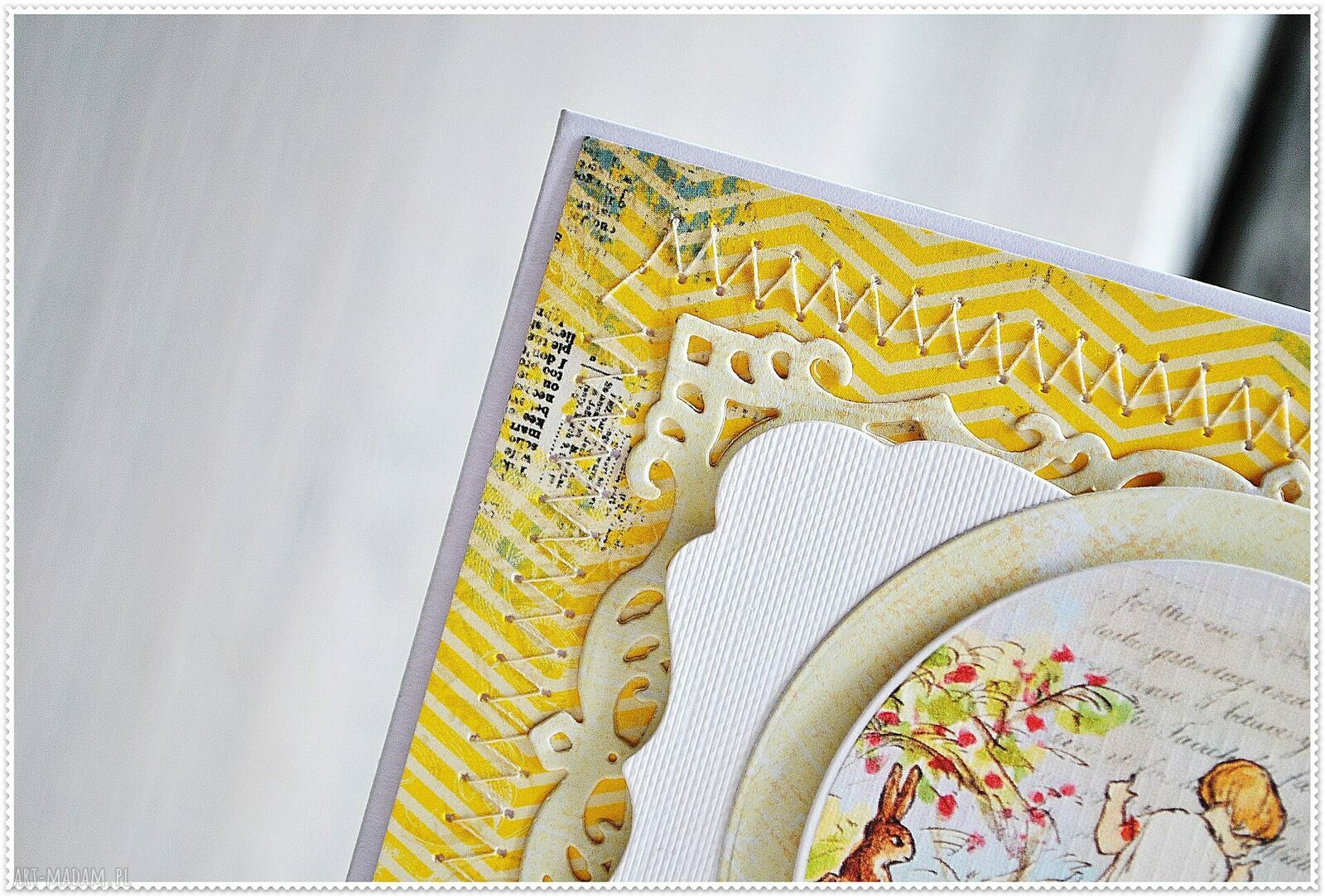 Kartka urodzinowa dla dziecka - scrapbooking 3D