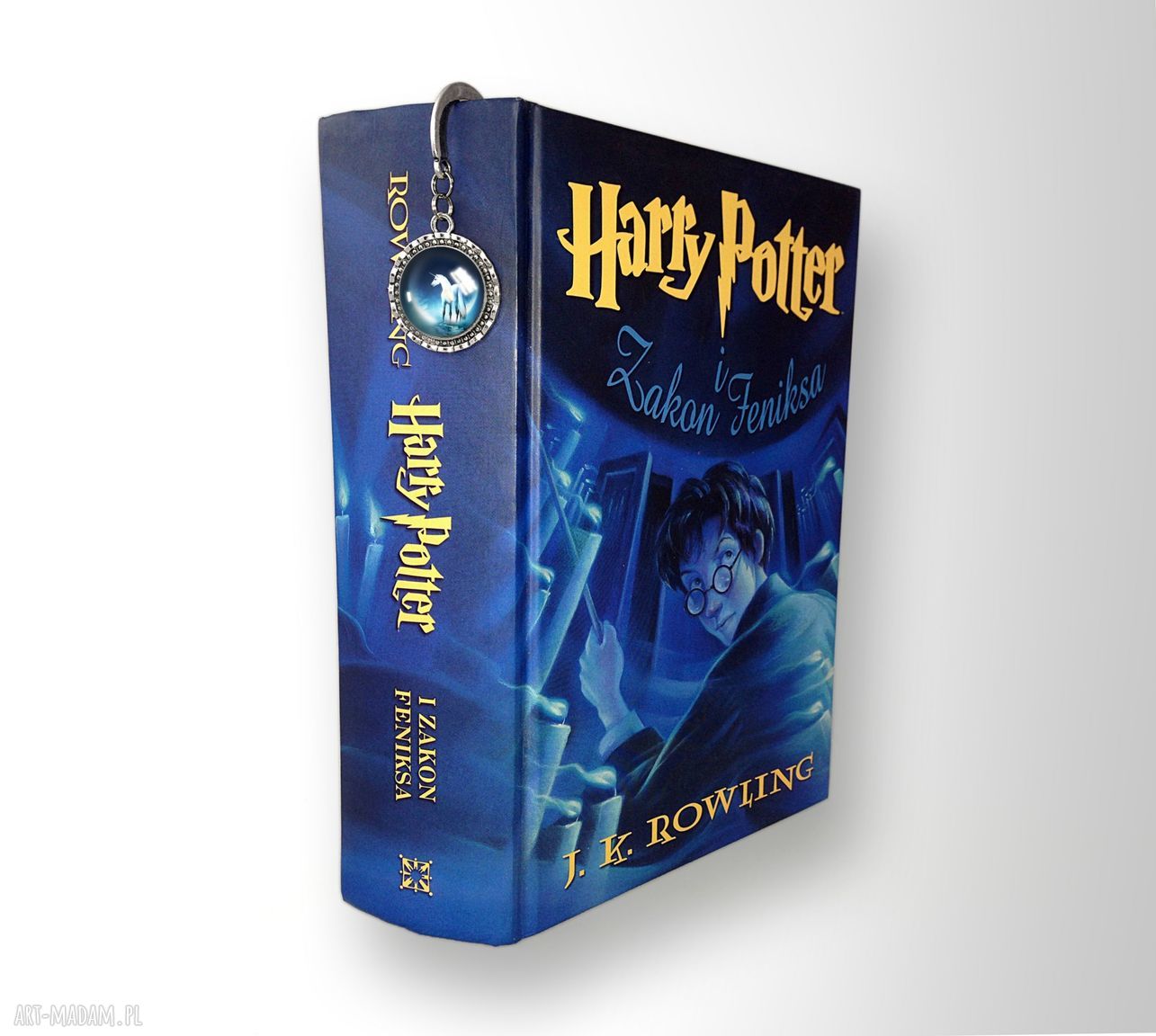 Zakładka książki jednorożcem jednorożec potter prezent urodzinowy