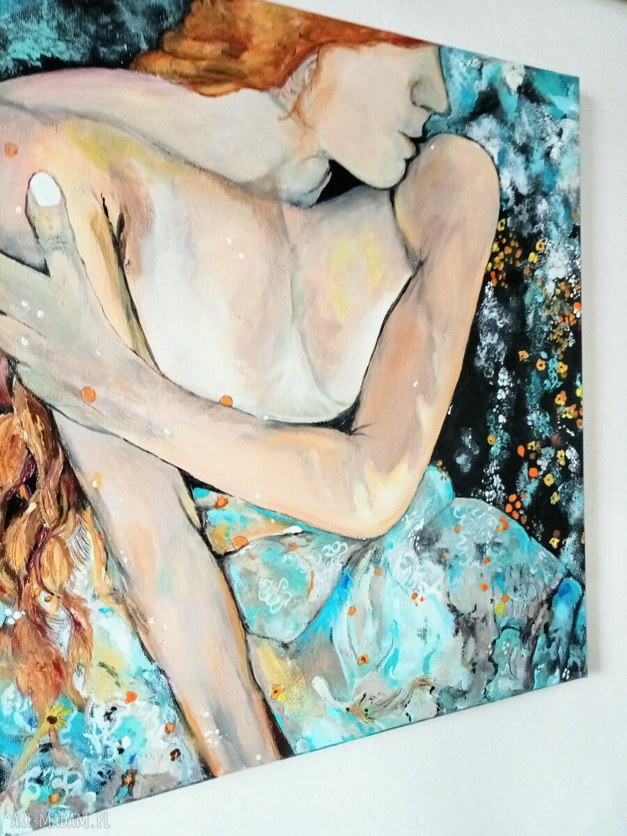 Venus - obraz akrylowy ręcznie malowany na płótnie 50x50x2 cm