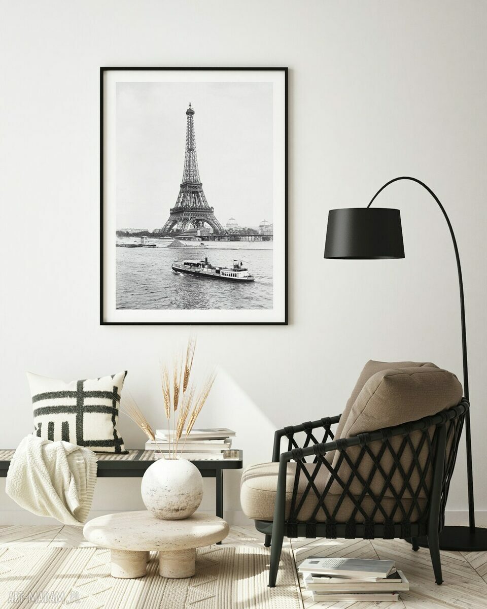 Vintage Paris - plakat 30x40 cm w stylu vintage (retro) bez ramy