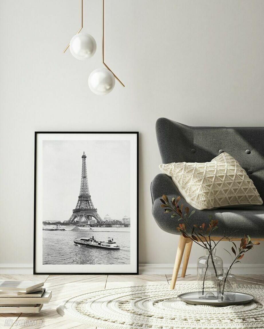 Vintage Paris - plakat 30x40 cm w stylu vintage (retro) bez ramy