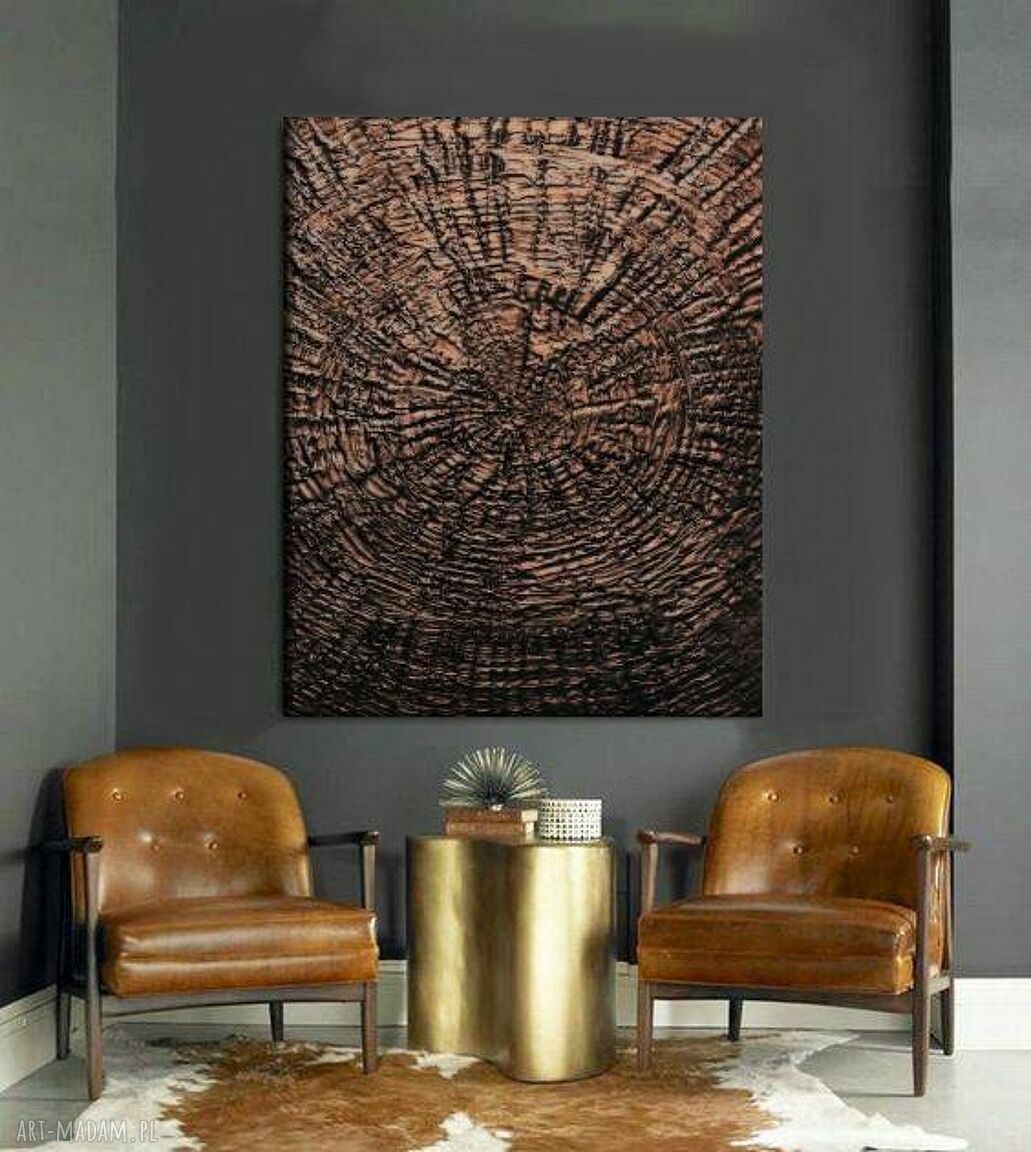 Vintage Sun - obraz strukturalny 80x170 cm na płótnie lnianym