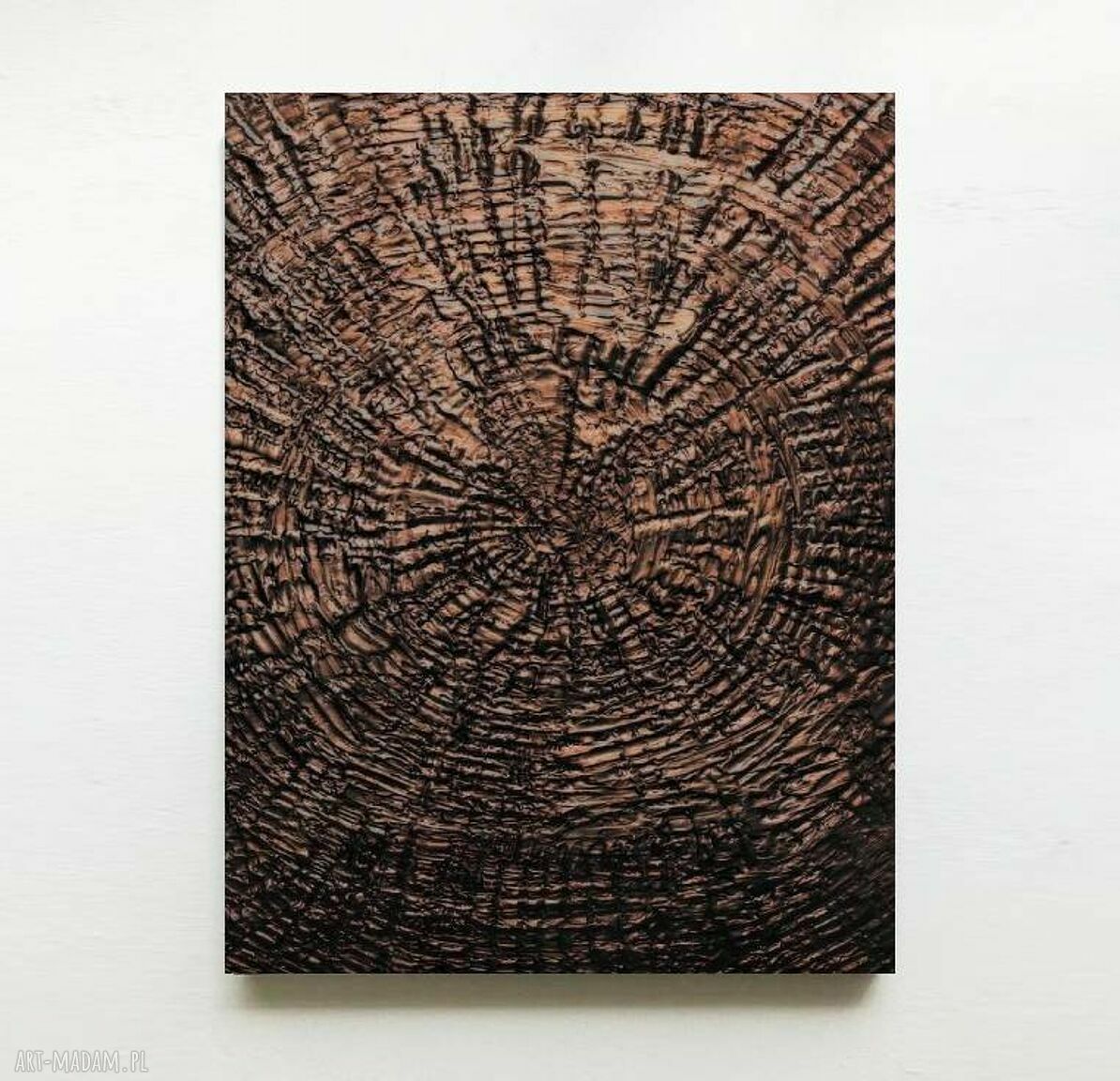Vintage Sun - obraz strukturalny 80x170 cm na płótnie lnianym