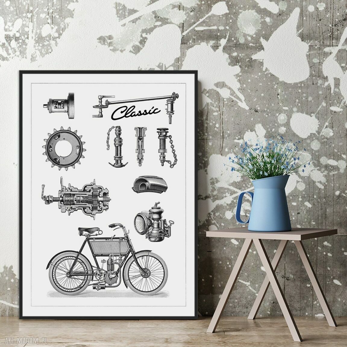 Vintage Vibes - plakat 50x70 cm Hogstudio