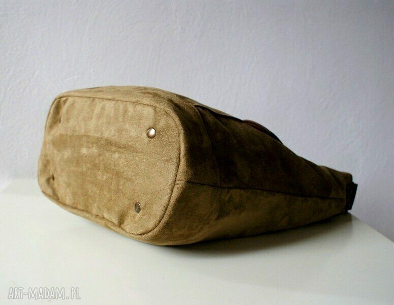 Vintage wór oliwka Handmade