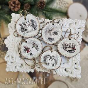 justyna art zimowe plasterki dekoracje choinkowe