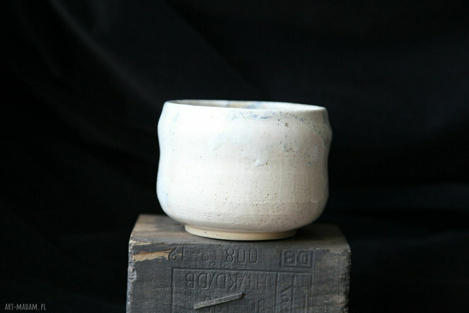 Matchawan w bielach - czarka (chawan) do matchy 450 ml