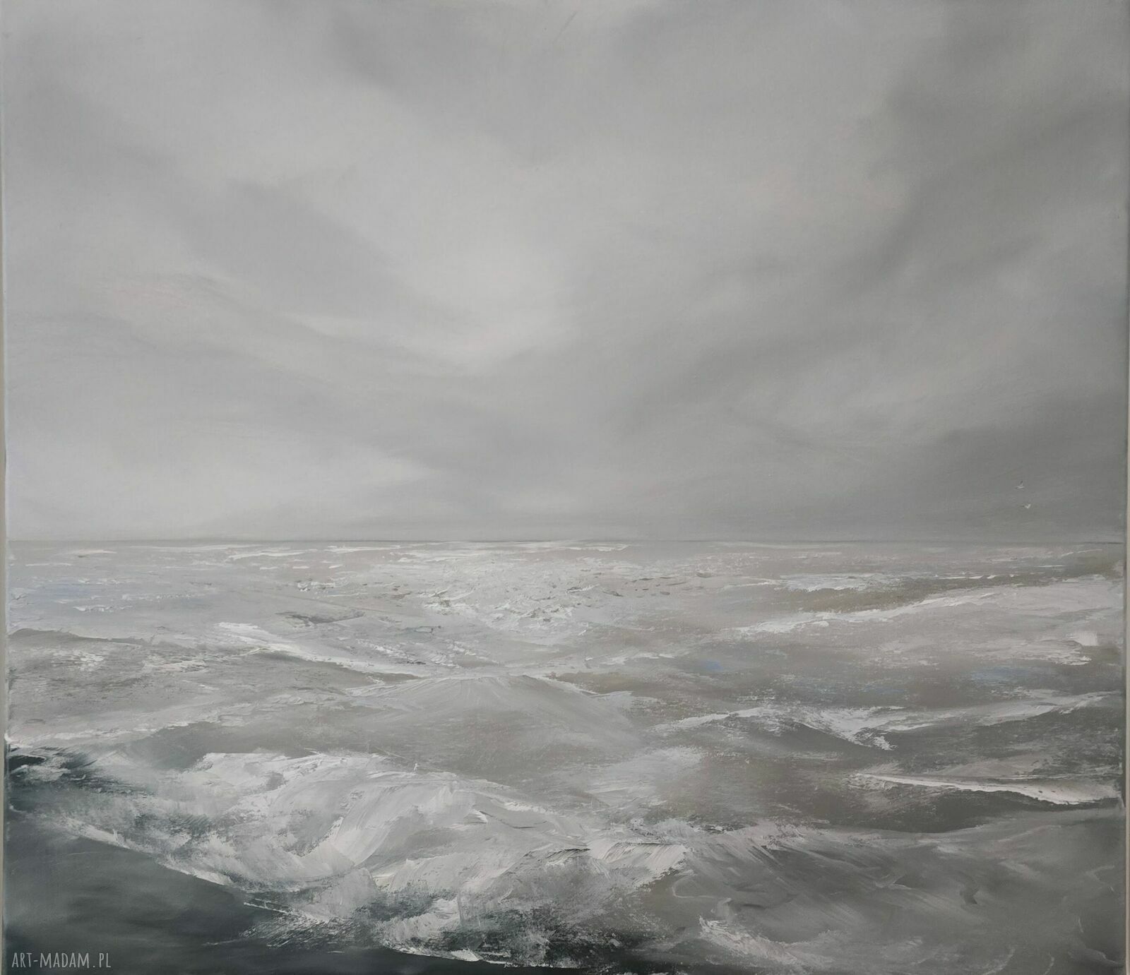 W ciszy - obraz olejny 80x90 cm