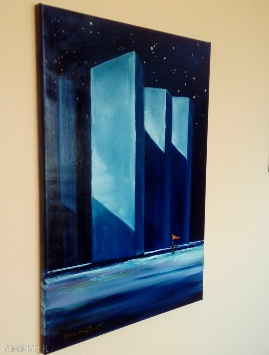 W drodze do Shinovaru - obraz olejny na płótnie 70x50 cm