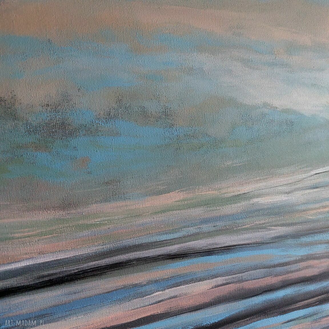 W DRUGĄ STRONĘ - obraz akrylowy 40x50 cm na płótnie (Paulina Lebida)