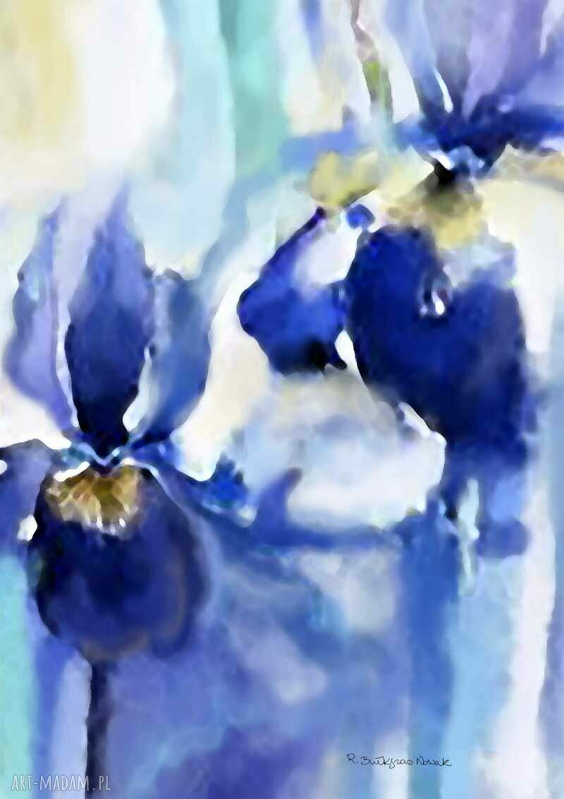 Grafika w ramie Latające kwiaty 30x40