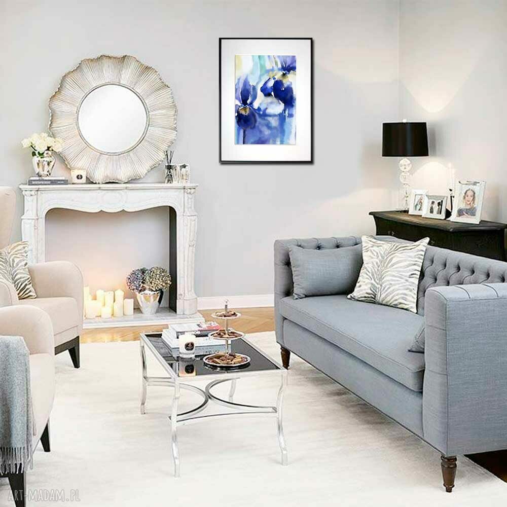 Grafika w ramie Latające kwiaty 30x40