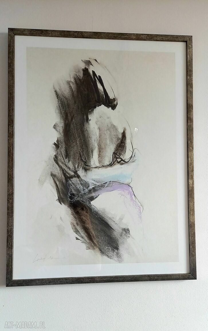 Obraz kobiecy „W starym złocie” 60x46 cm - gotowy do zawieszenia