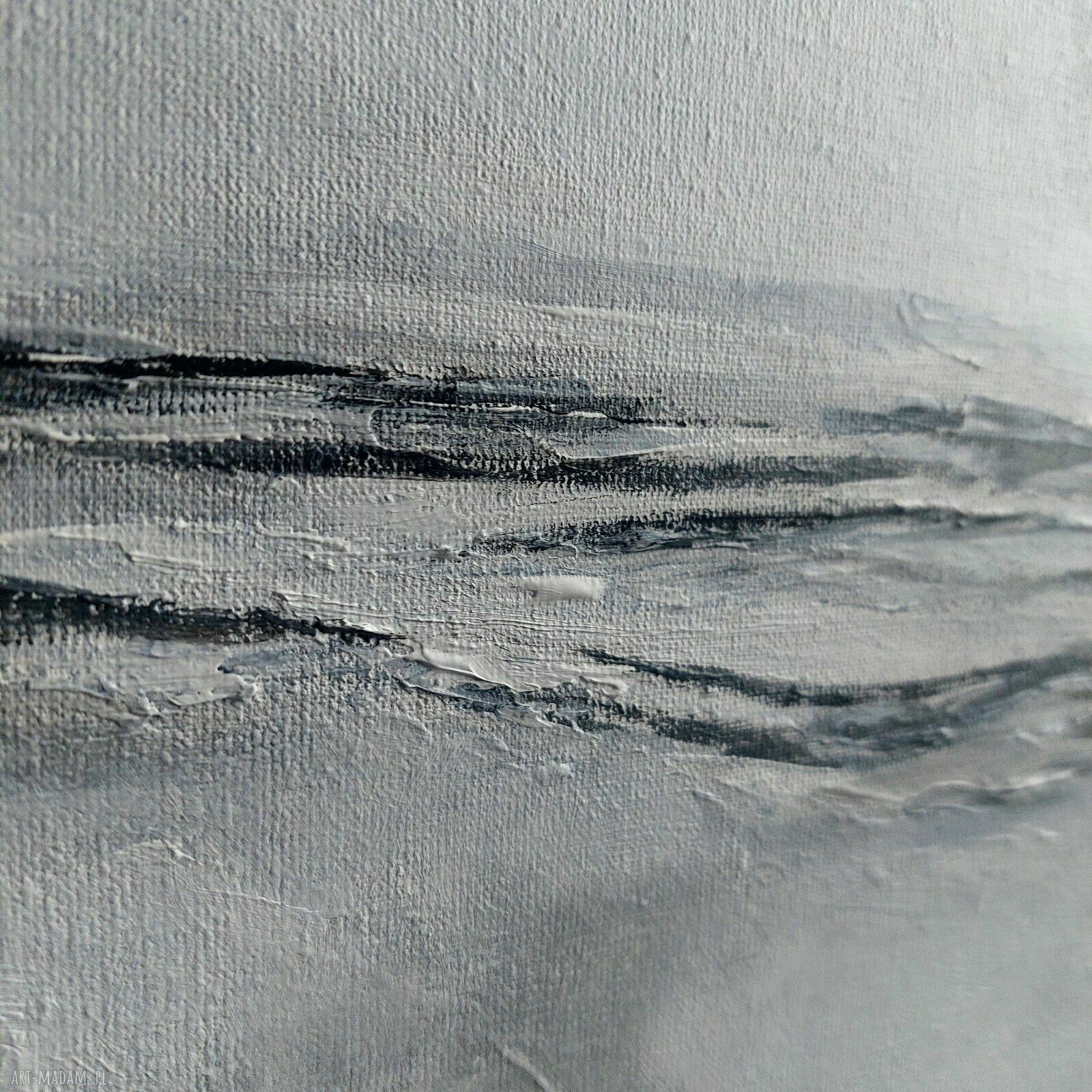 W szarości - obraz akrylowy 40x40 cm (kwadrat)