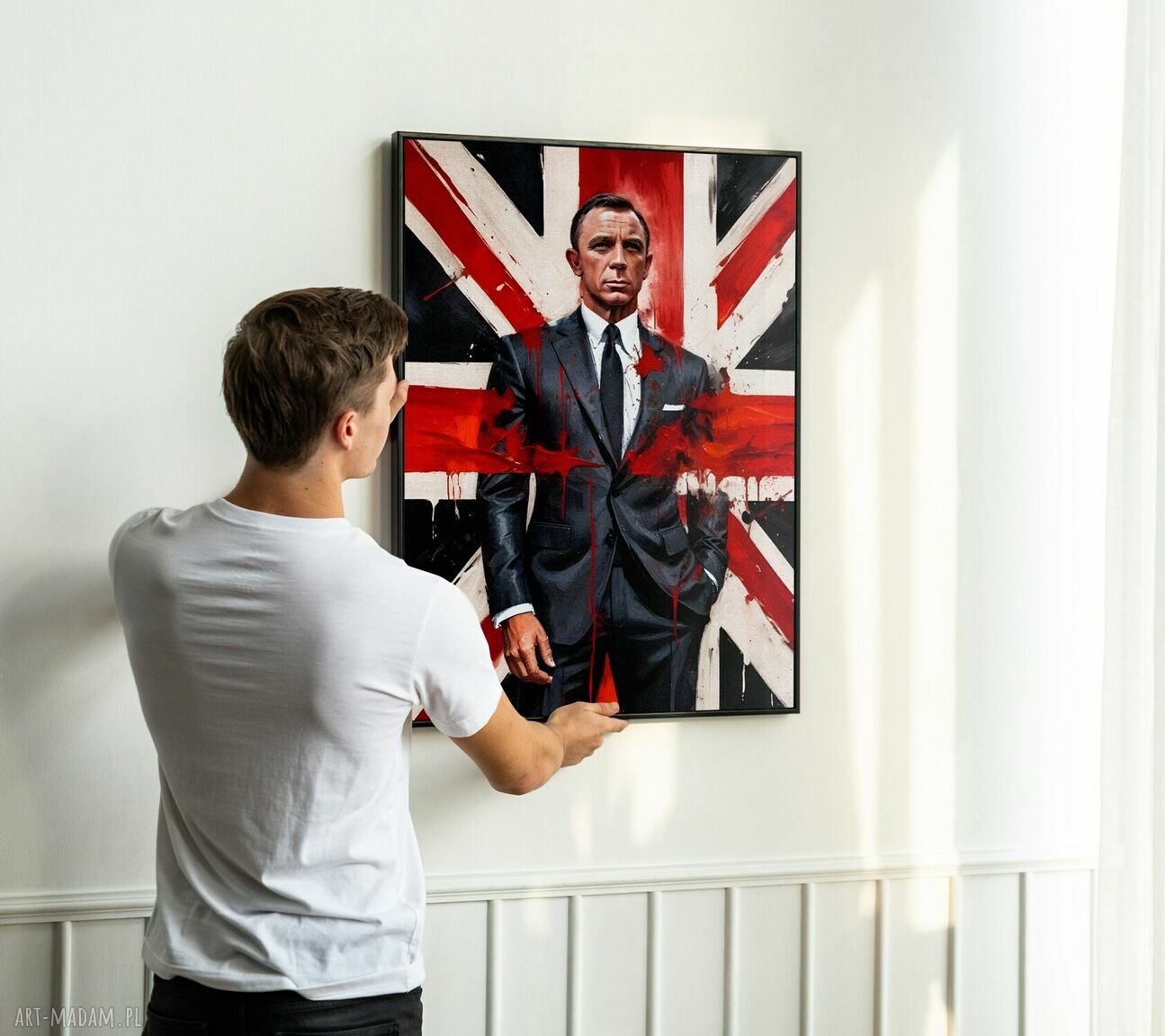 Plakat James Bond 40x50 cm - Tajna Służba Jej Królewskiej Mości