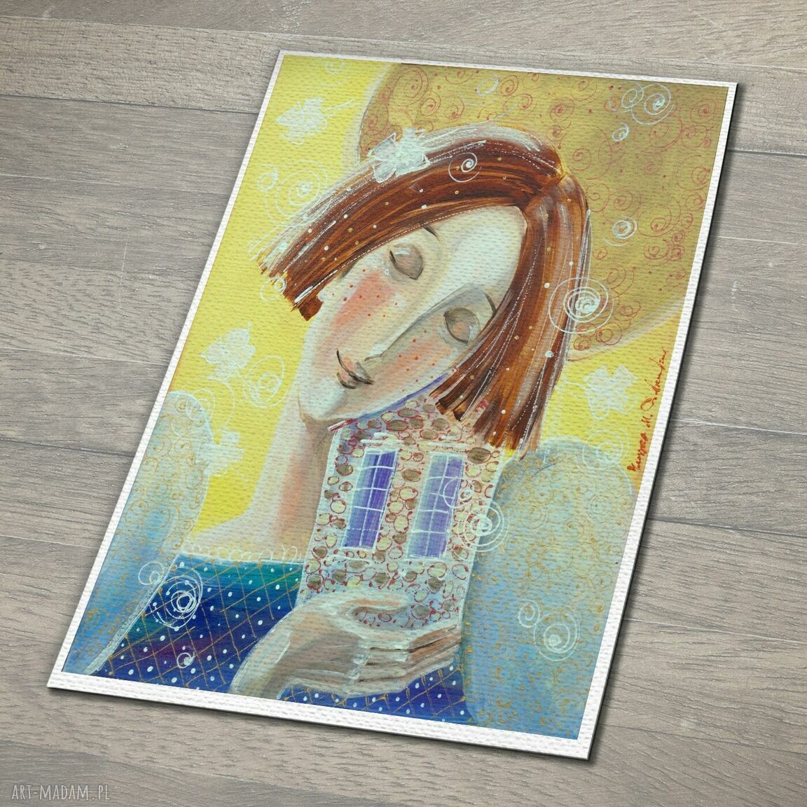 W tym domu bądź szczęśliwy każdego dnia - plakat 40x50 cm