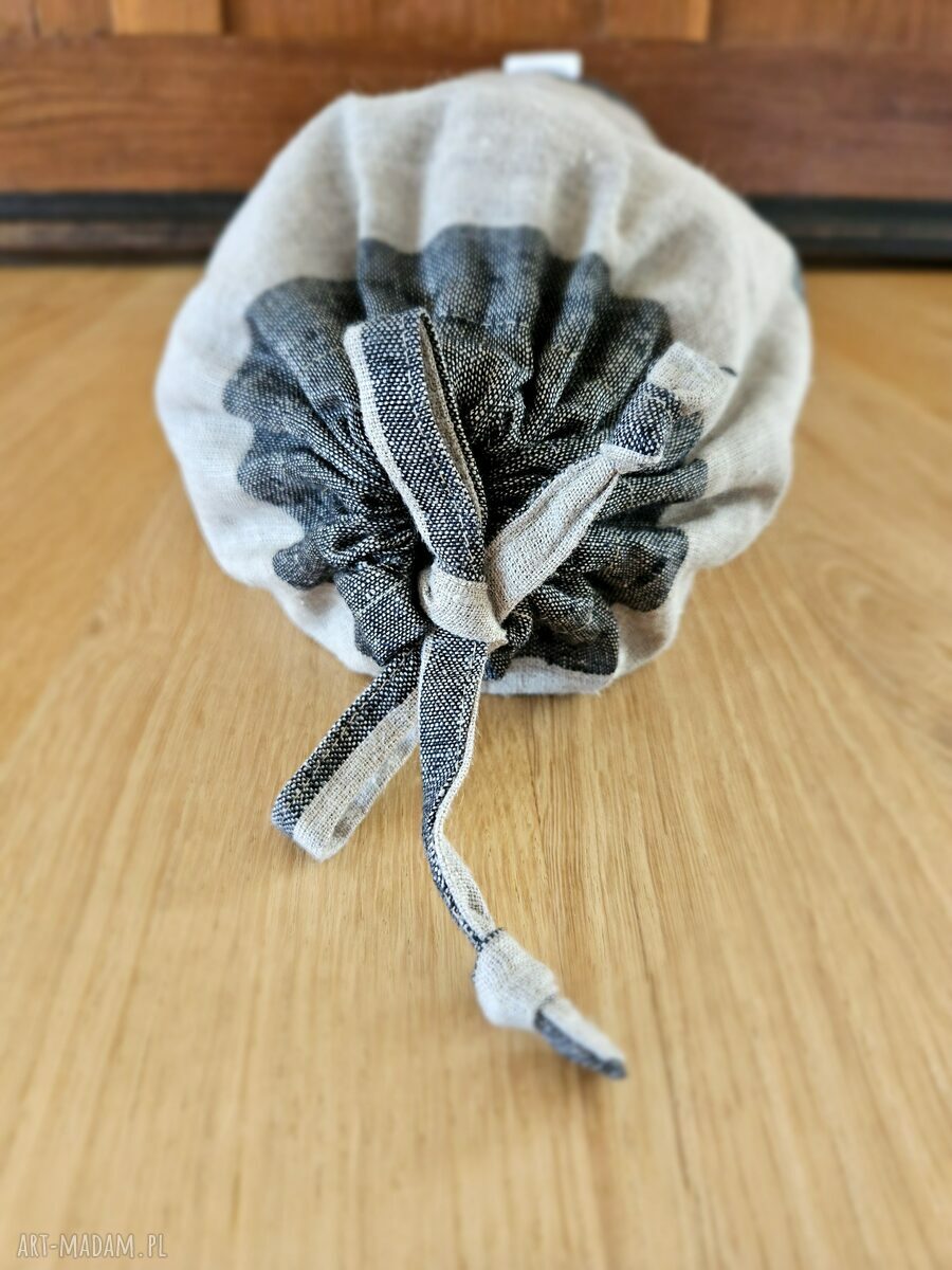 Wałek do jogi ZIARCO - lniany z łuskami gryki 14x60 cm