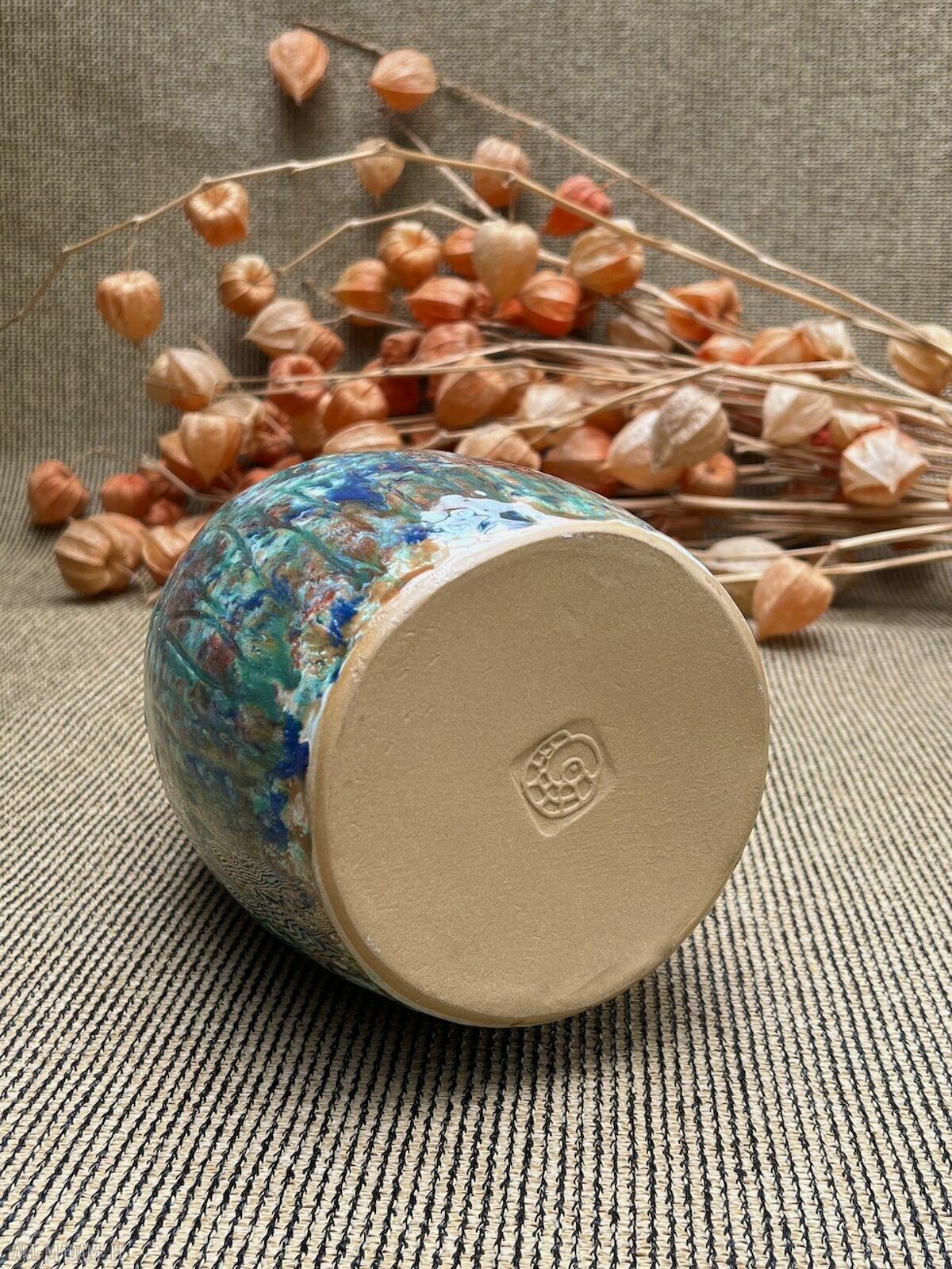 Wazon butla ceramiczna - kolorowy akcent do Twojego wnętrza