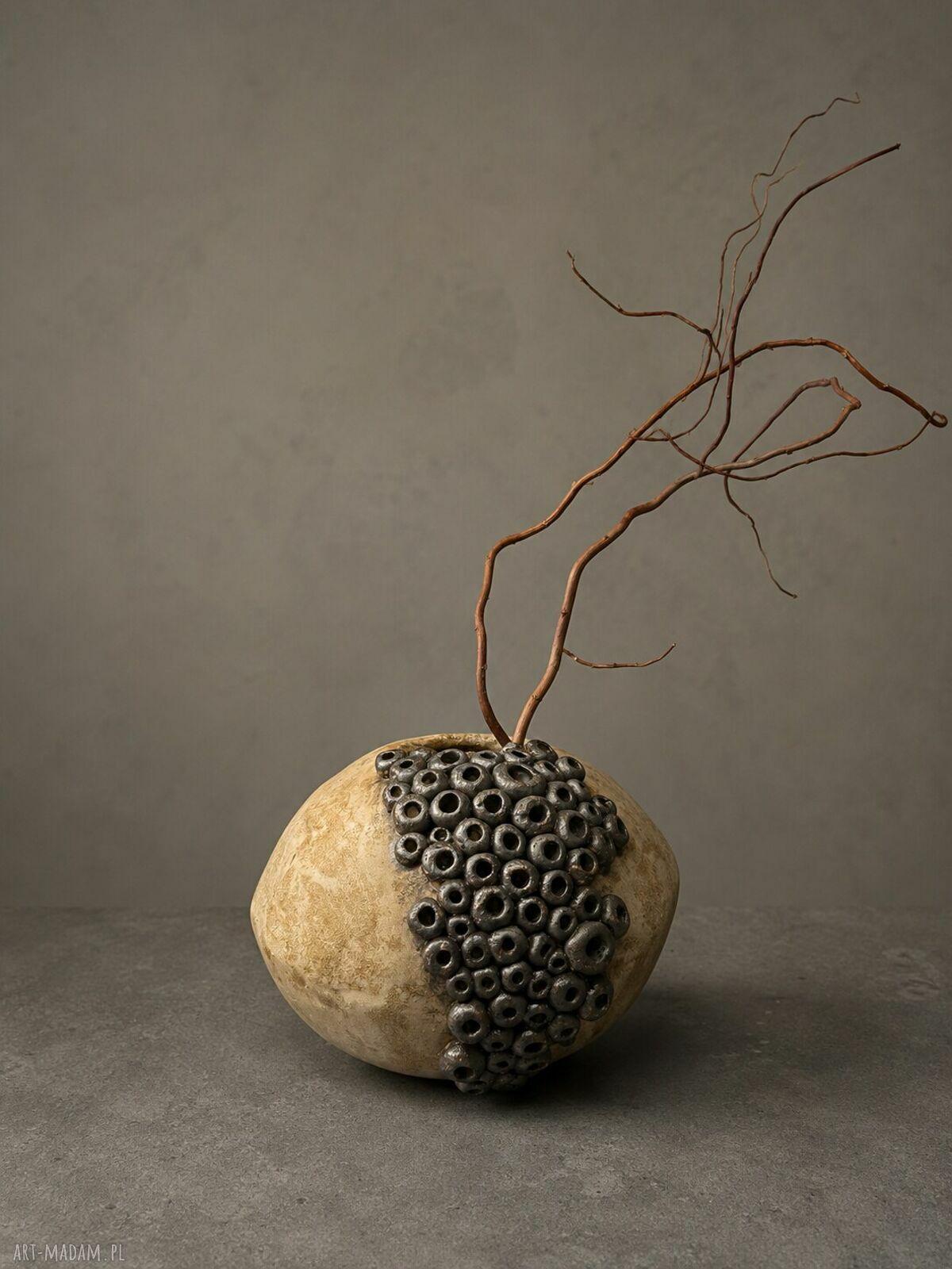 Wazon ceramiczny Coral Bloom - organiczna rzeźba do wnętrza