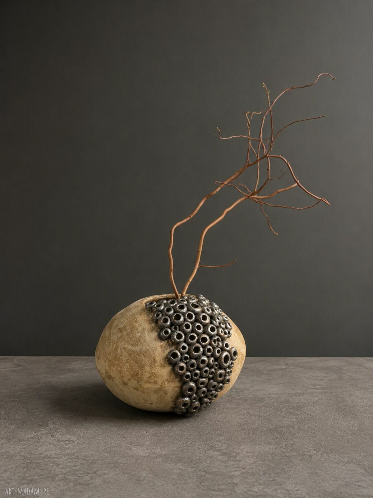 Wazon ceramiczny Coral Bloom - organiczna rzeźba do wnętrza