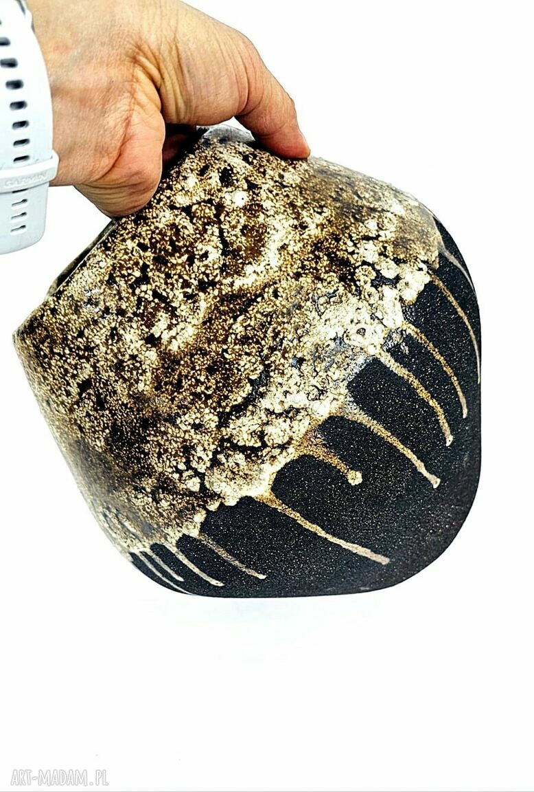 Wazon ceramiczny - ręcznie lepiona dekoracja poLEPIONE