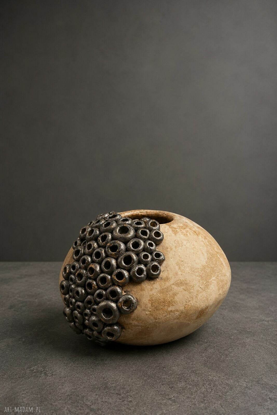 Wazon ceramiczny Coral Bloom - organiczna rzeźba do wnętrza