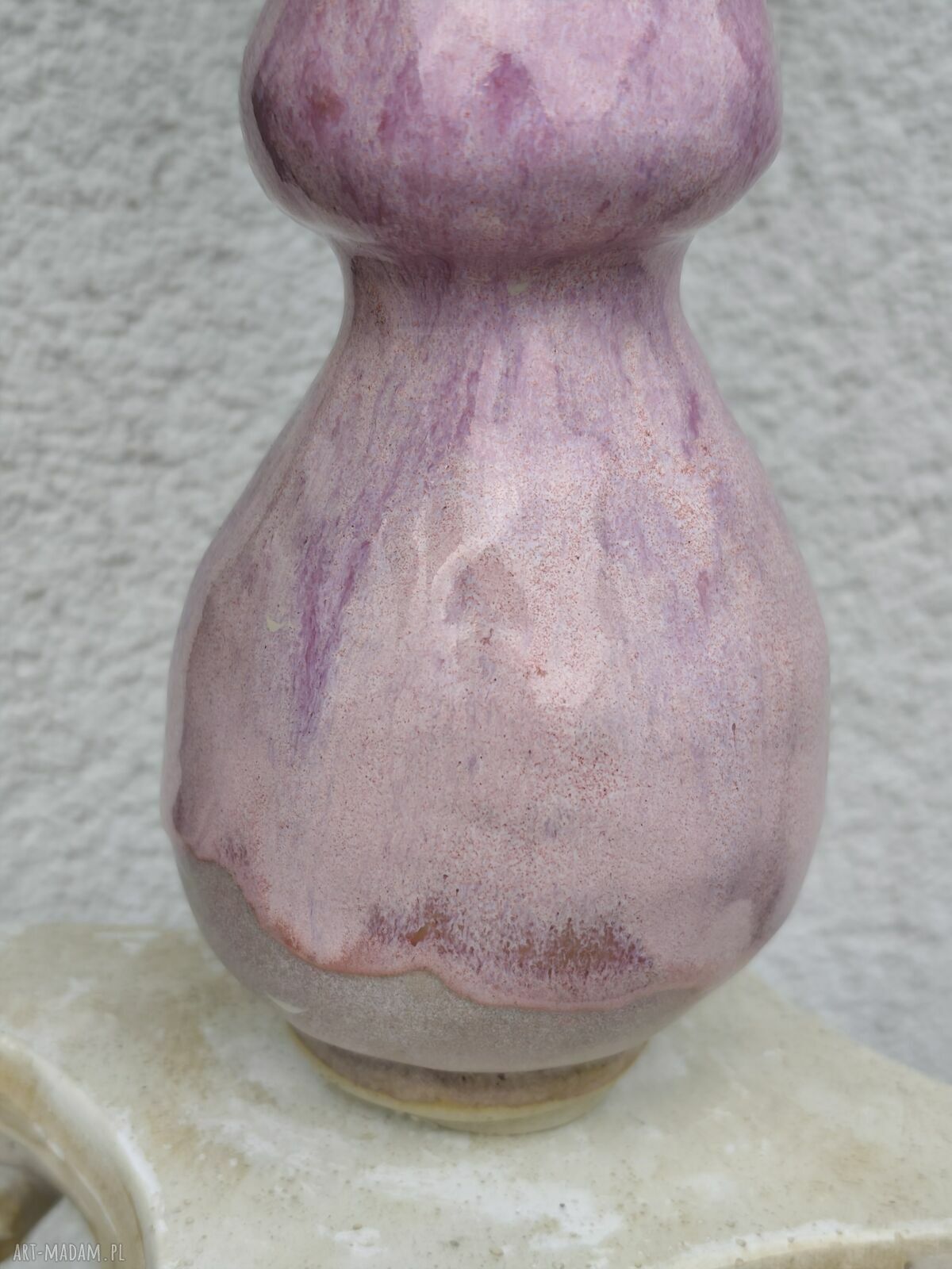 Wazon ceramiczny Tulipan - rękodzieło Wolna Chwila