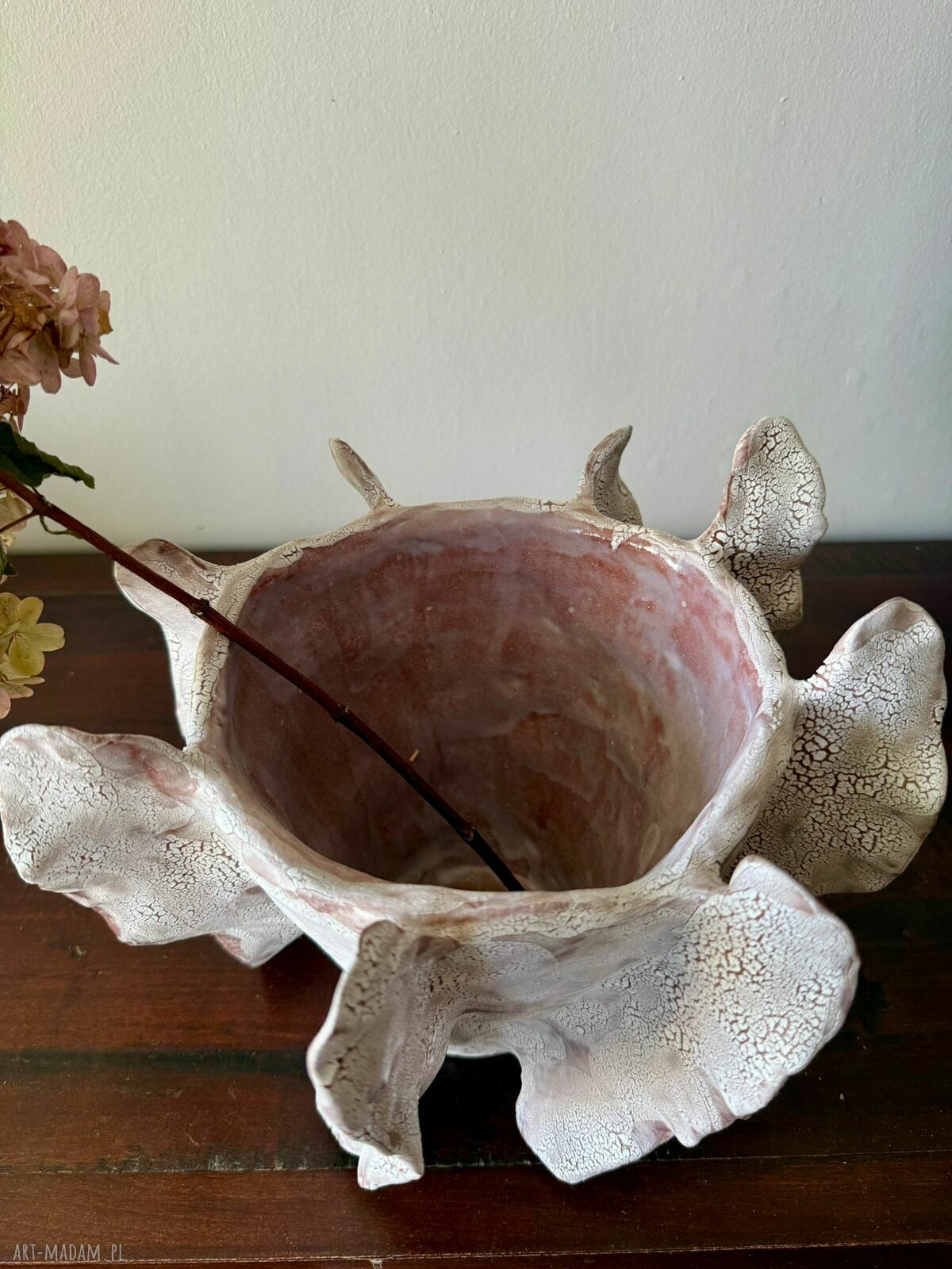 Wazon ceramiczny Oceanic Crush - ręcznie wykonany