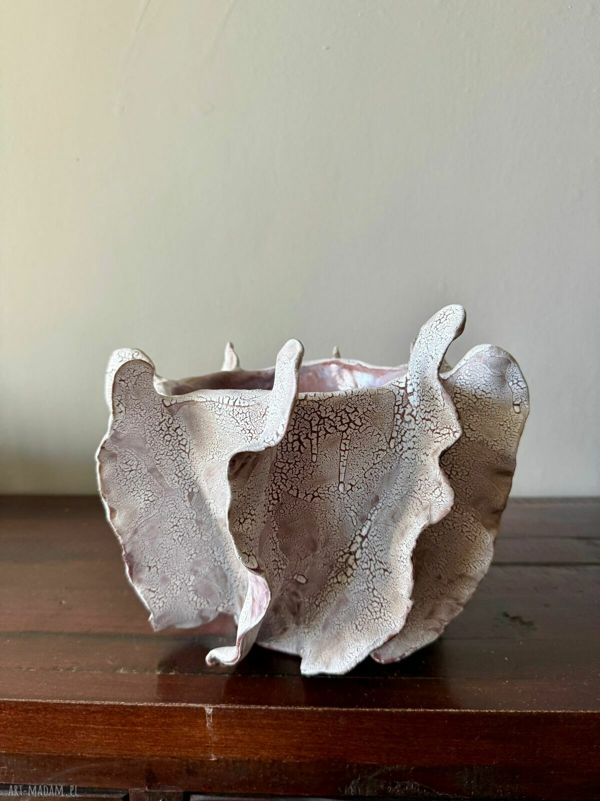 Wazon ceramiczny Oceanic Crush - ręcznie wykonany