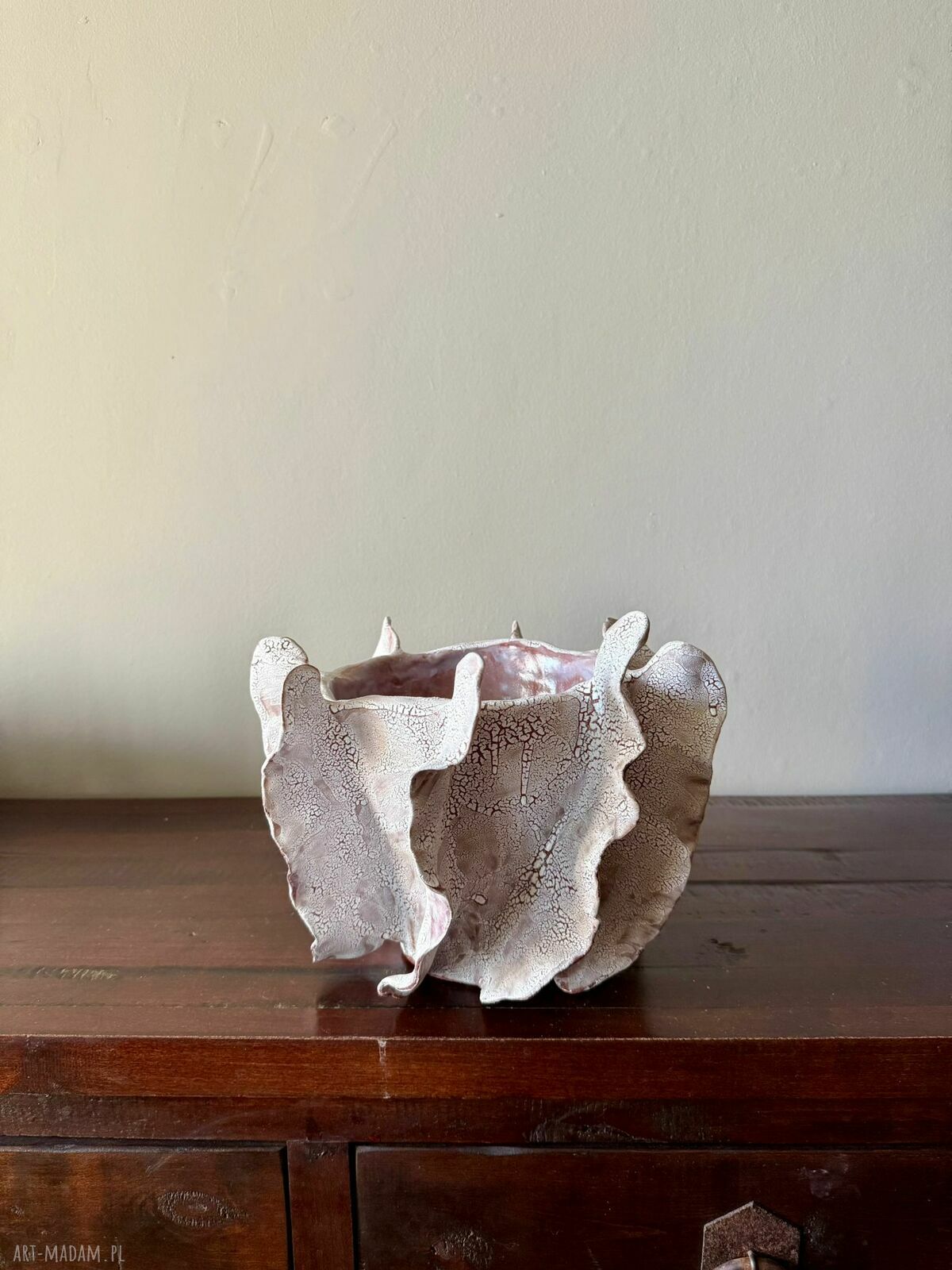 Wazon ceramiczny Oceanic Crush - ręcznie wykonany