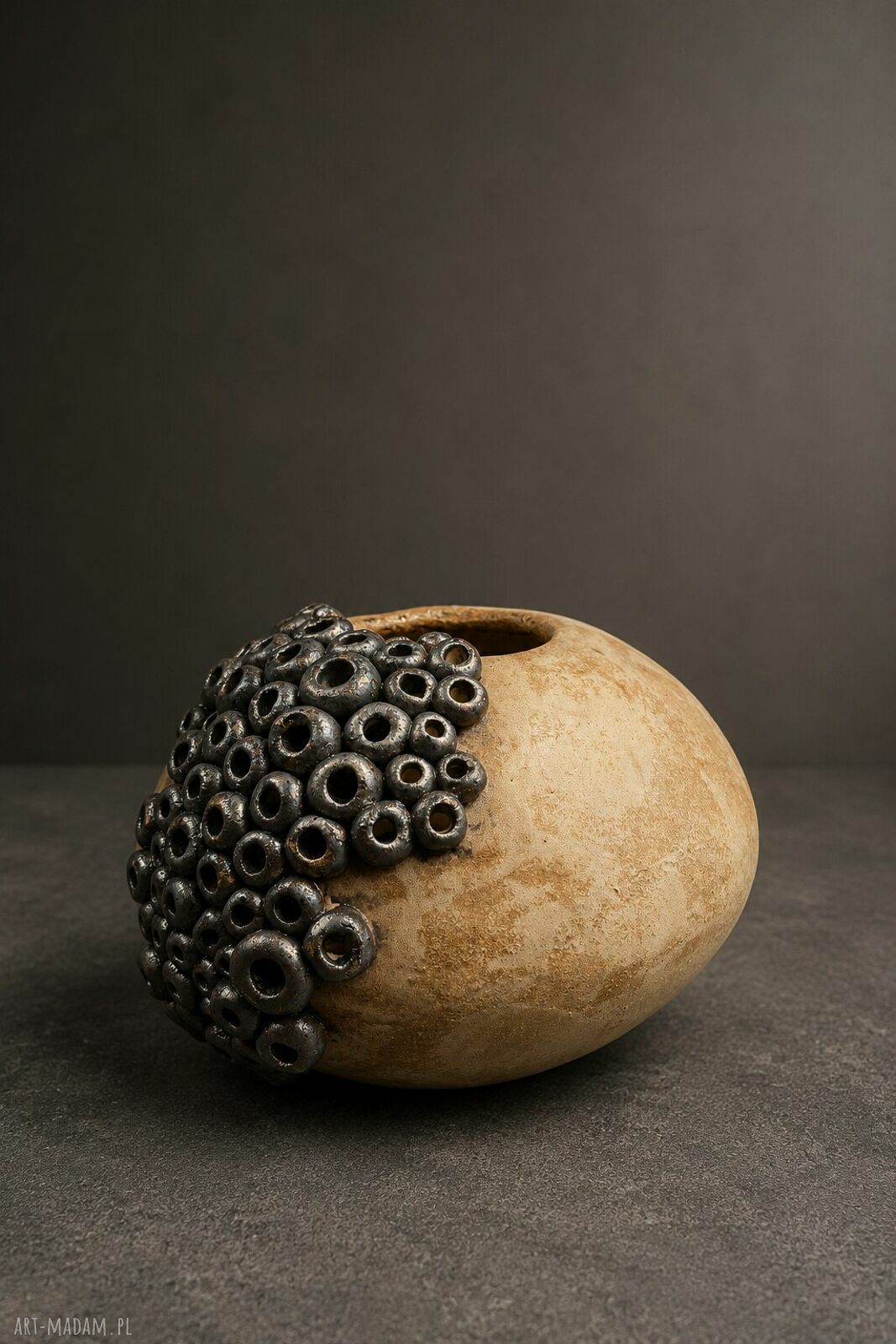 Wazon ceramiczny Coral Bloom - organiczna rzeźba do wnętrza
