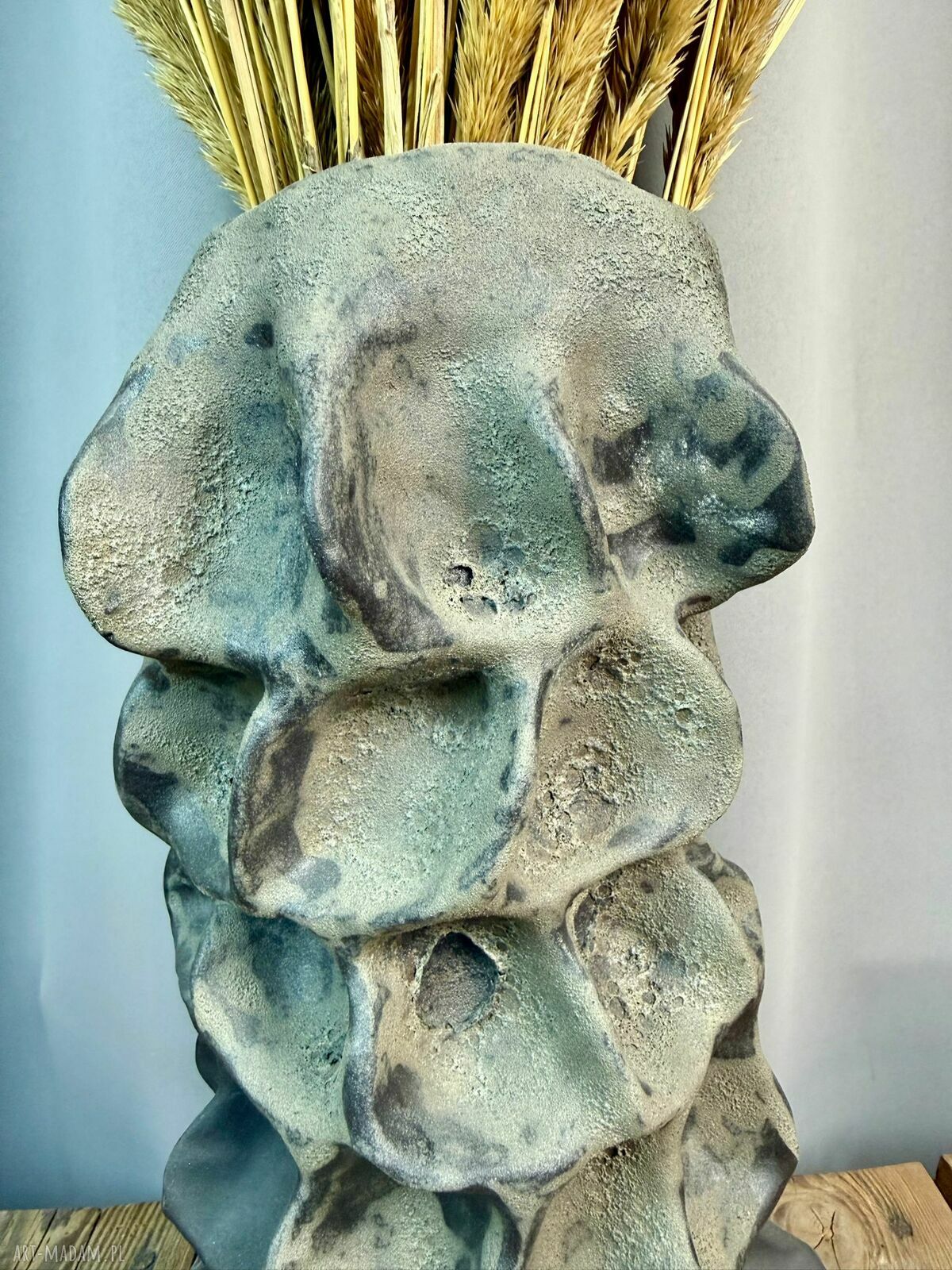 Wazon ceramiczny z kolekcji Organica - ręcznie lepiony poLEPIONE