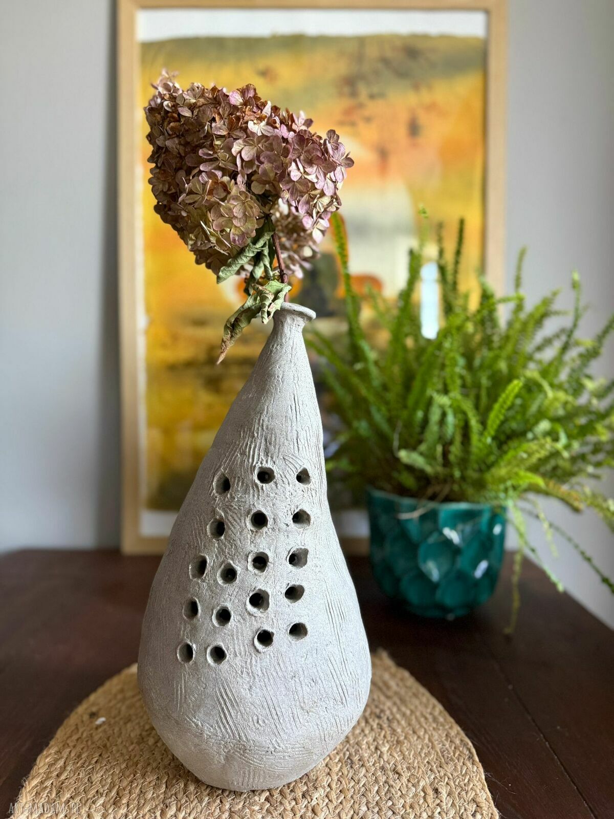 Wazon ceramiczny „Monolit” - ręcznie robiona ceramika do Twojego wnętrza