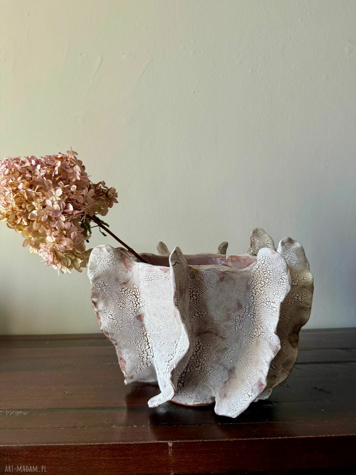 Wazon ceramiczny Oceanic Crush - ręcznie wykonany