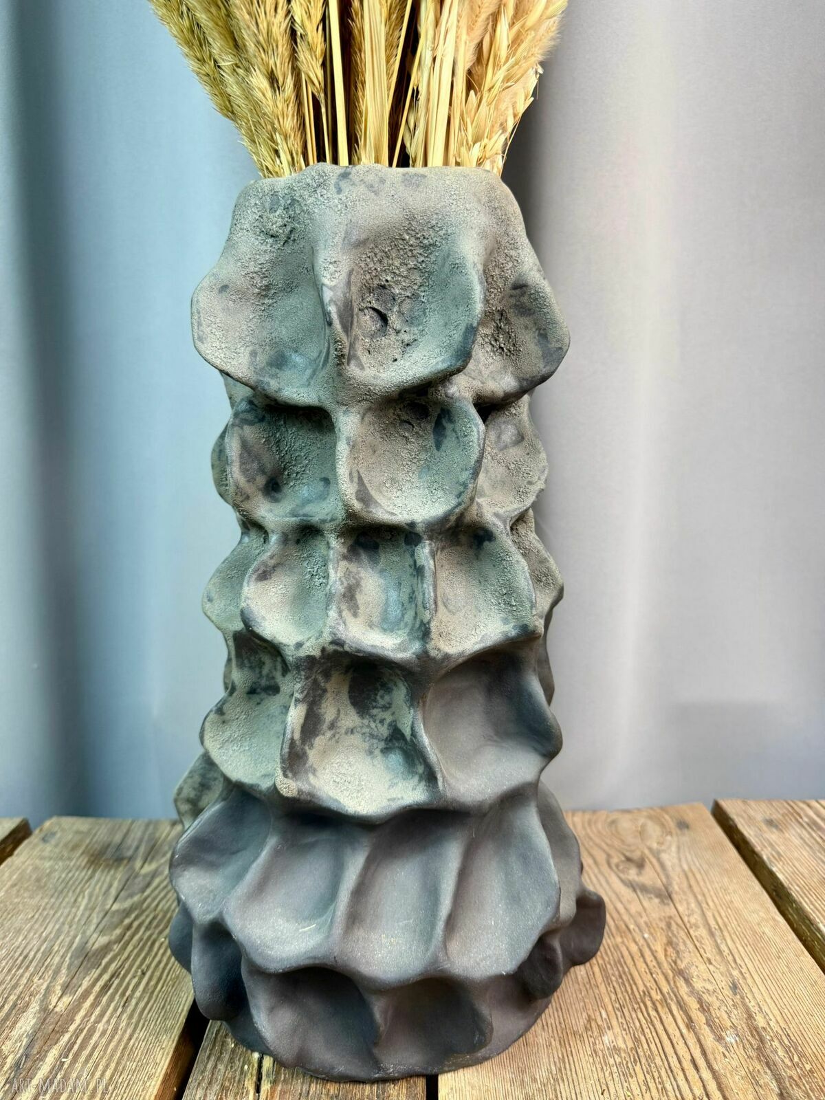 Wazon ceramiczny z kolekcji Organica - ręcznie lepiony poLEPIONE
